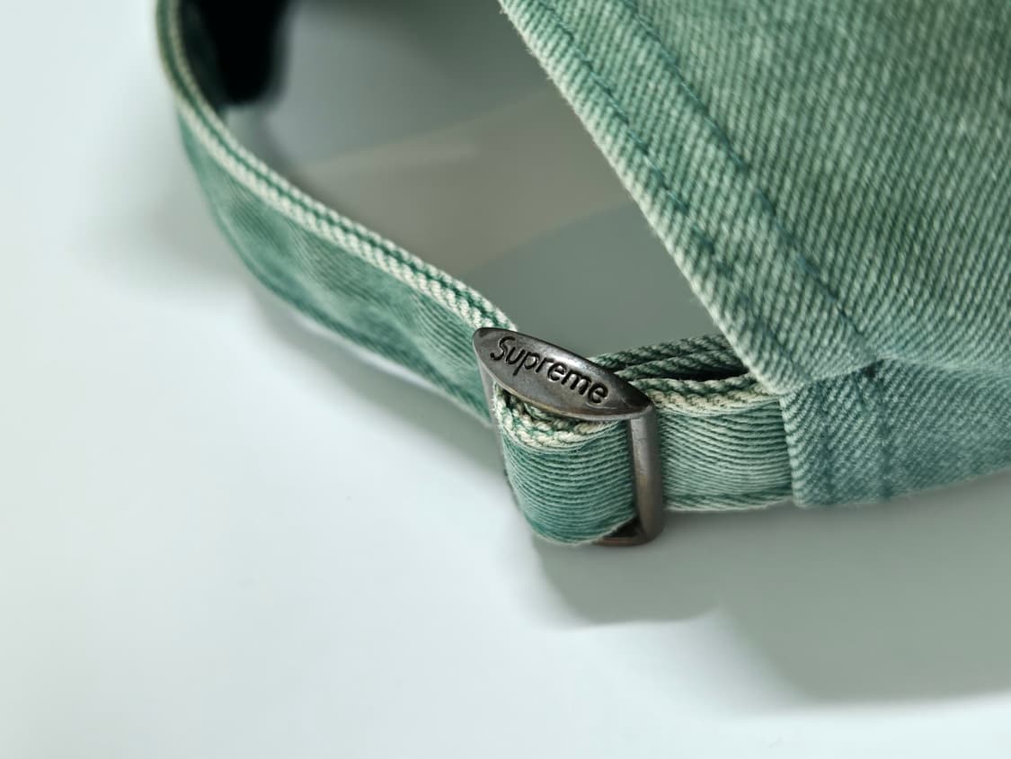 (os) 슈프림 피그먼트 S로고 캡 그린 다크틸 6패널 모자 상품이미지5