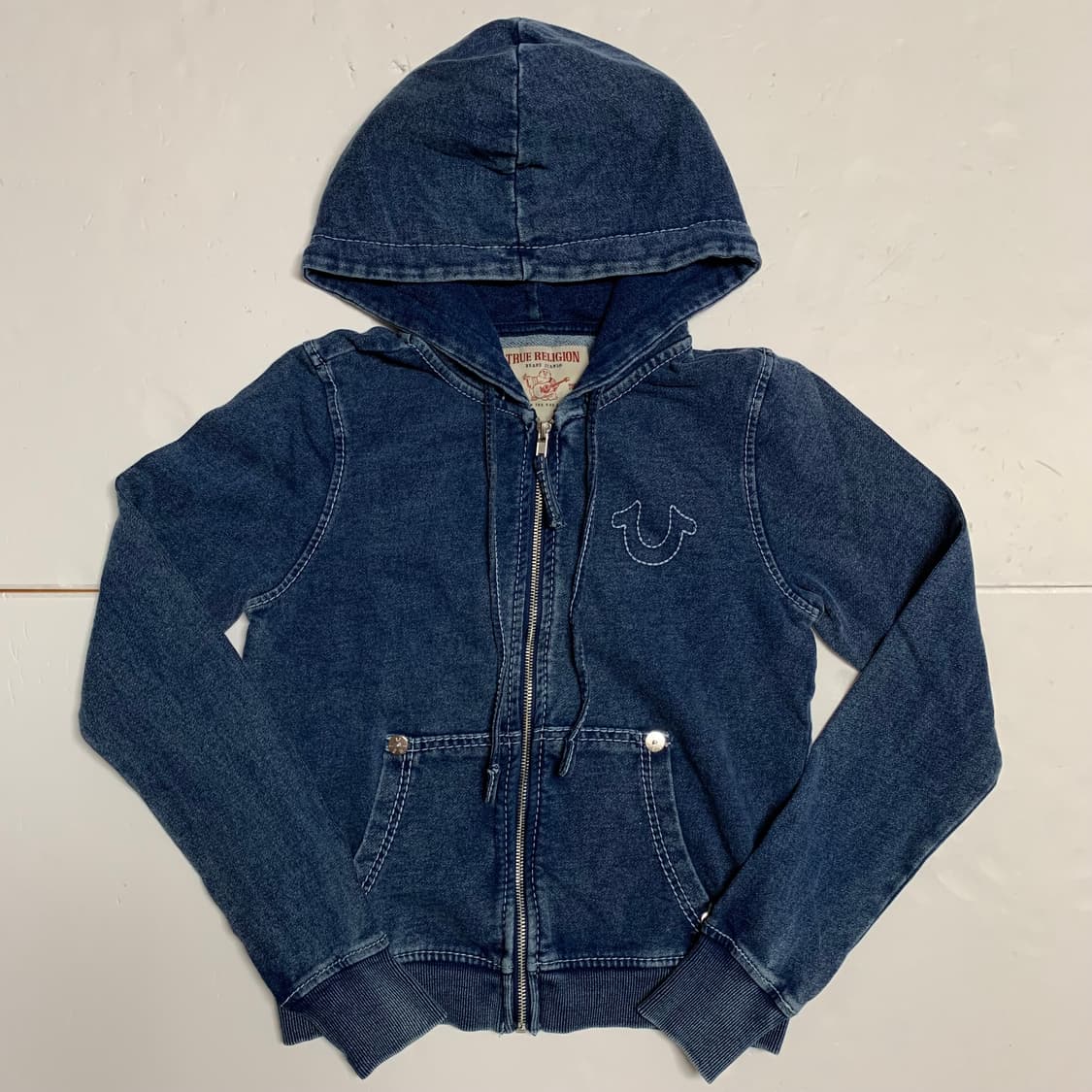 [새제품] 트루 릴리전 인디고 BIG T 후드집업 상품이미지2