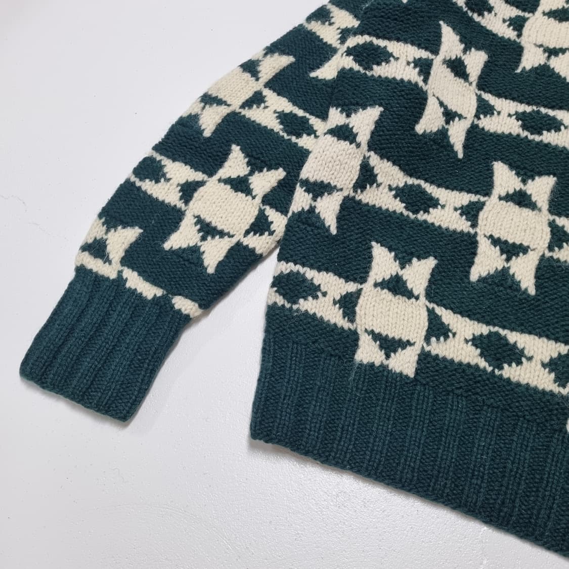 90S 폴로 컨트리 네이티브 아메리칸 스웨터 - L 상품이미지5