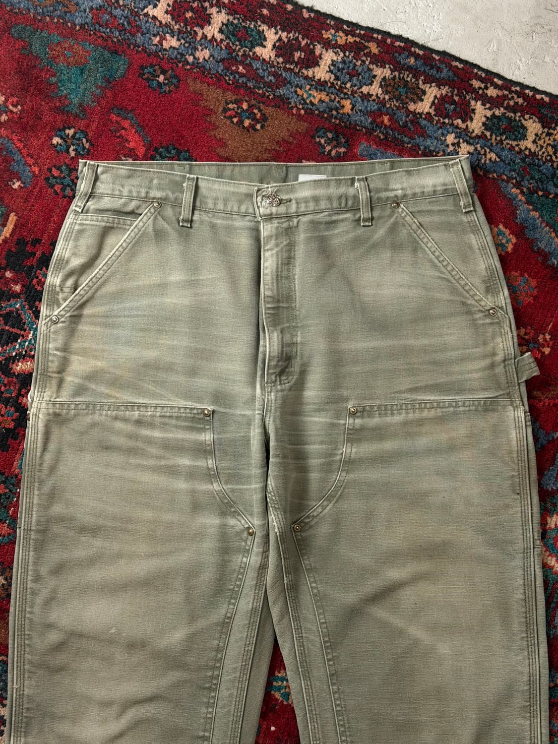 OG USA Made 칼하트 더블니 모스그린 칼하트 B01 MOS 썩블니 상품이미지5