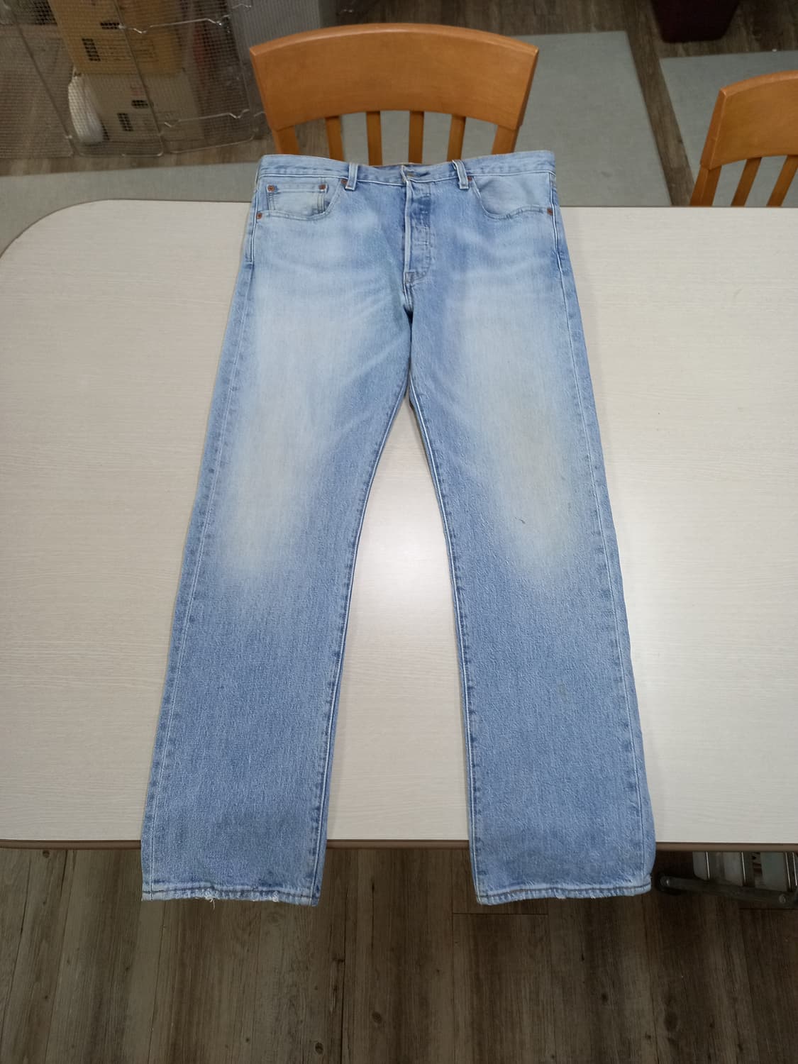 35-36 리바이스501 멕시코 스판 일자 연청 35-252 상품이미지1