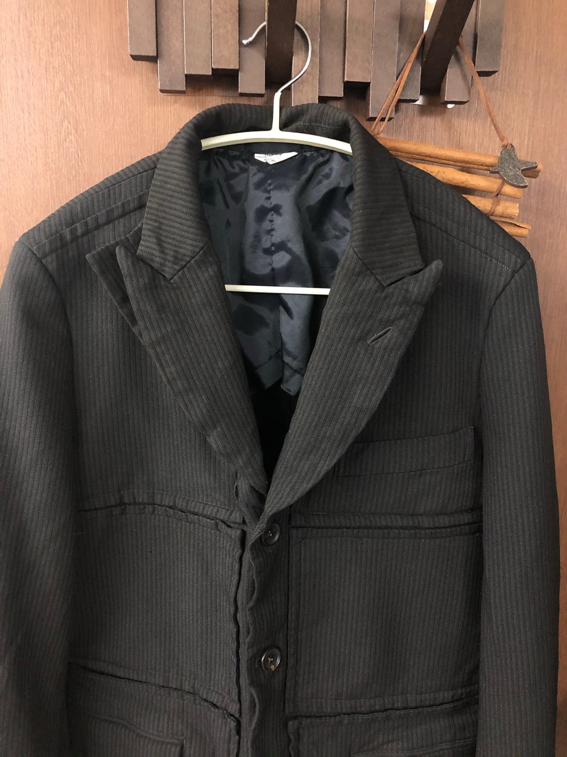 Comme des garcons homme deux 레이어드 블레이저xs 상품이미지8