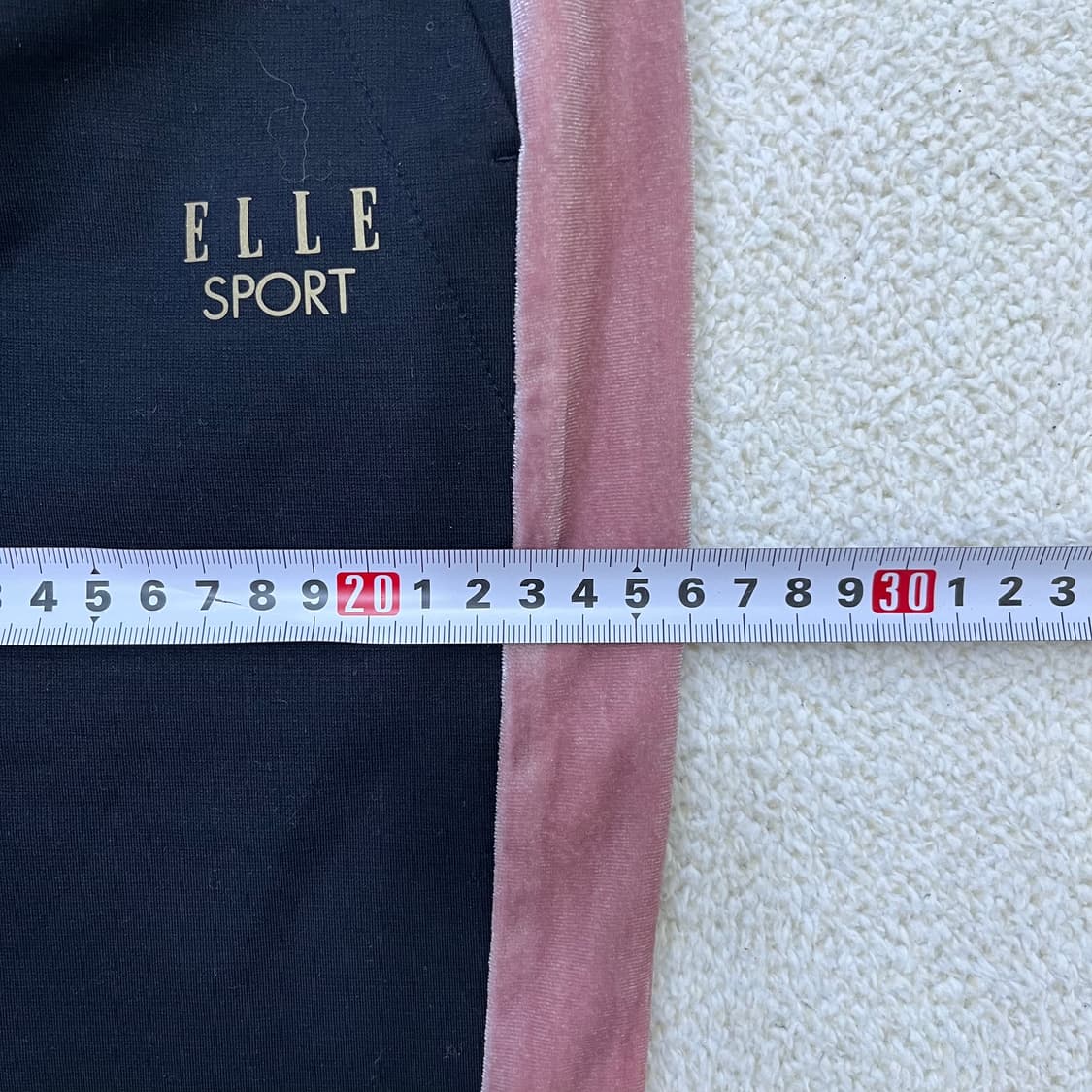 85 새상품 엘르 여성 벨벳 트레이닝 0331M 상품이미지5