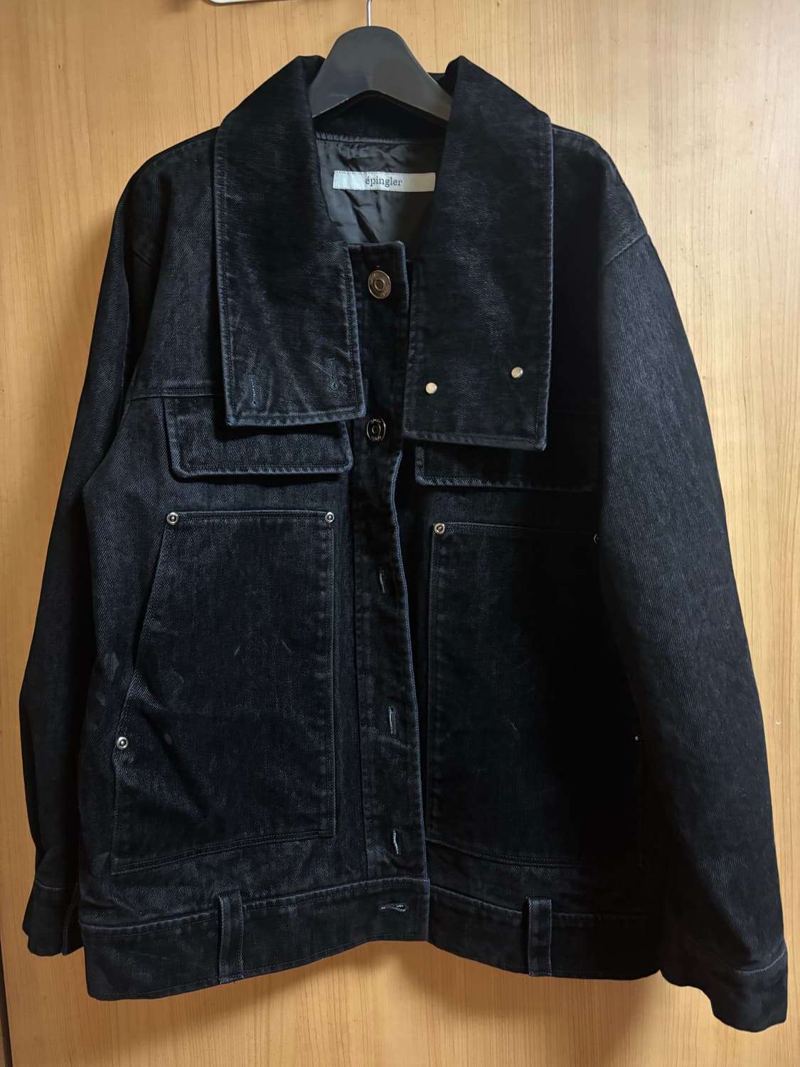 에핑글러 오버사이즈 벨벳데님 상품이미지2