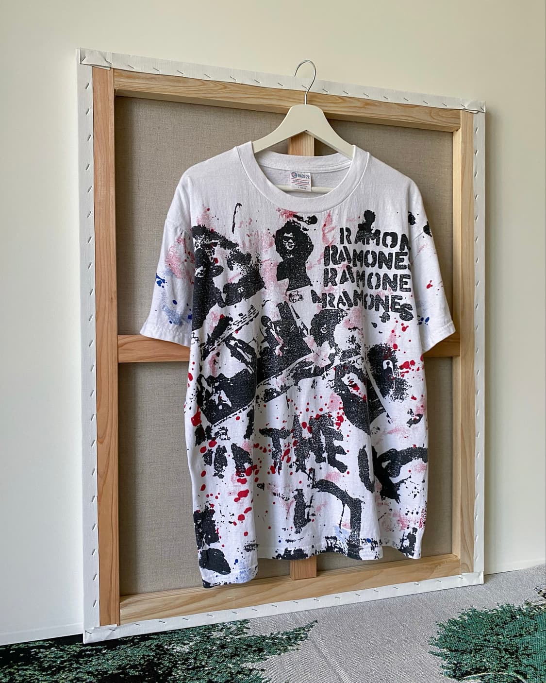 RAMONES 올오버 프린팅 반팔 티셔츠 상품이미지2