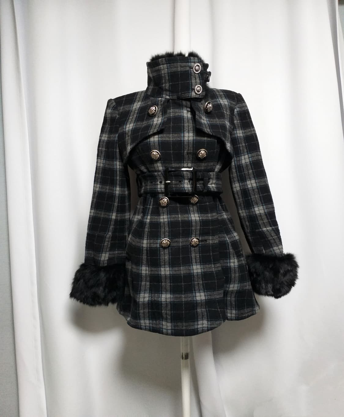 빈티지 코트 오네갸루 히메로맨틱 긱시크 공겜여주 헤이세이 y2k자켓 펑크 상품이미지2