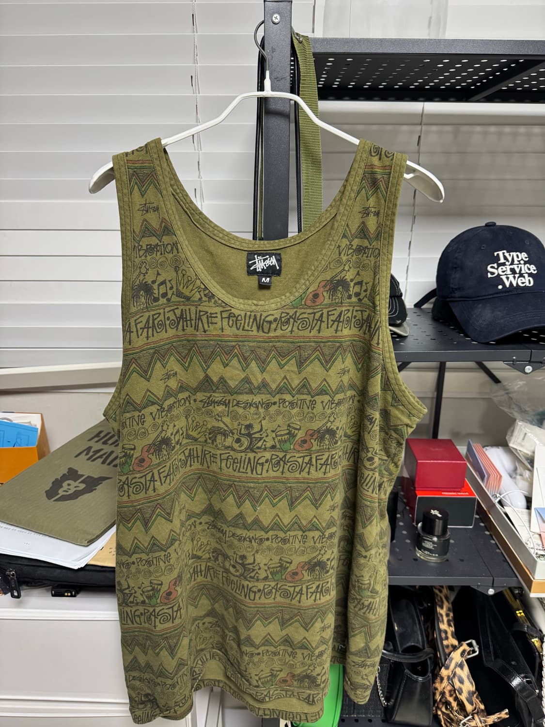 80s 스투시 레게맨 슬리브리스 상품이미지1