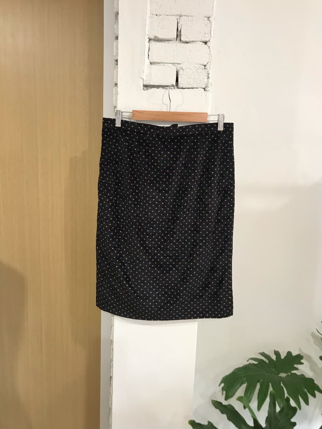 dot velvet skirt 상품이미지4