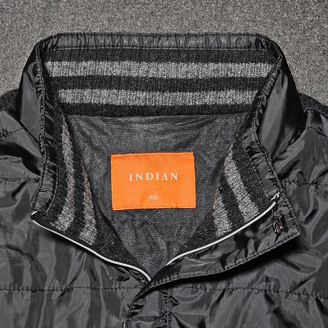 인디안 남성 하프넥 방풍 니트 100 상품이미지2