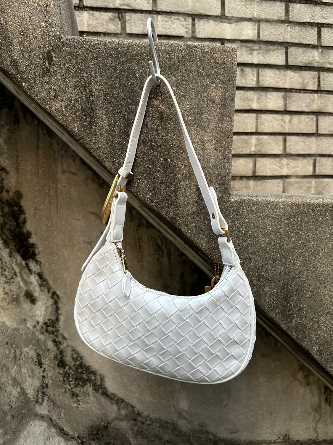 Vintage white shoulder bag 상품이미지4