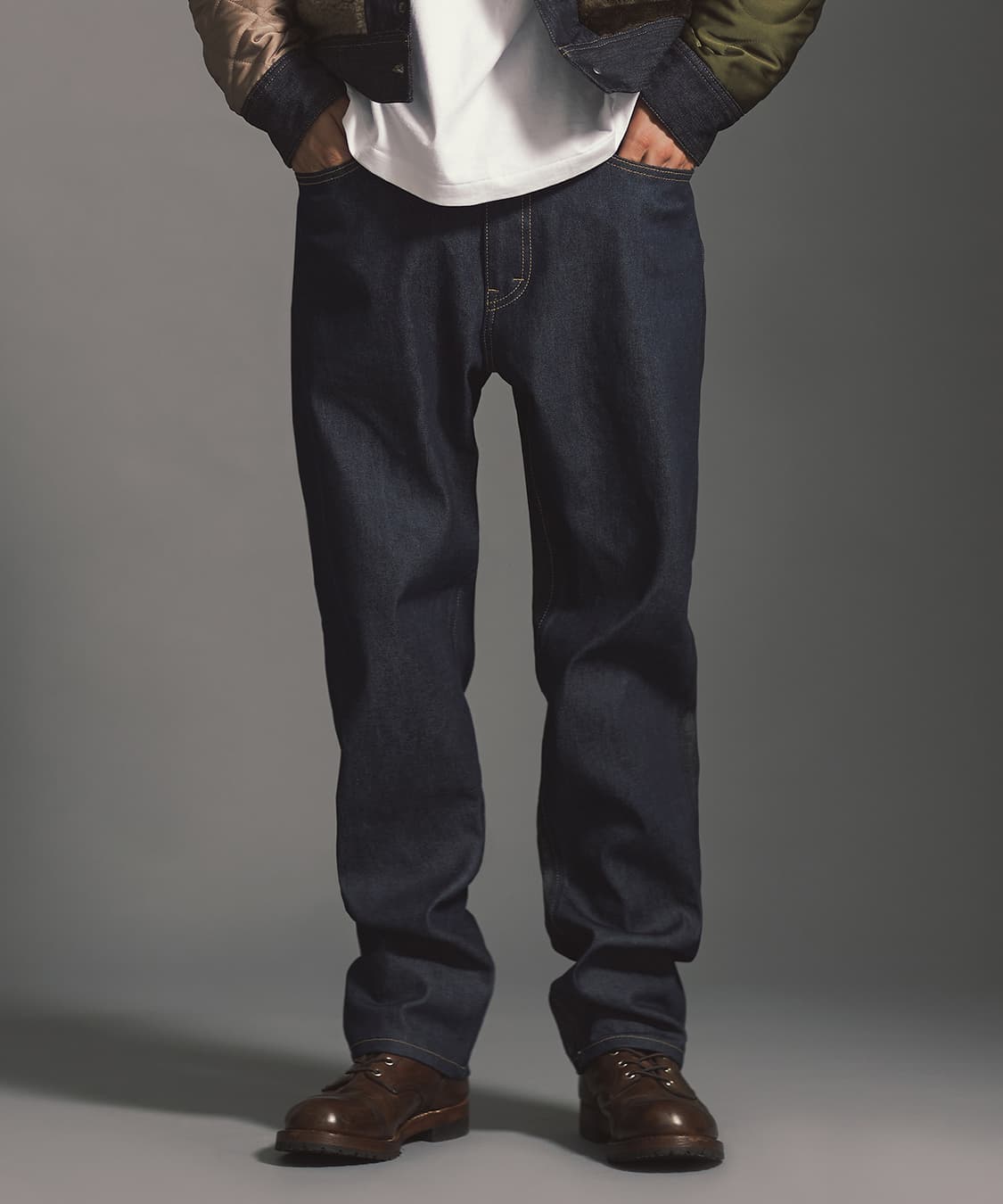 엔지니어드 가먼츠x리 라이더 셀비지 데님 상품이미지1