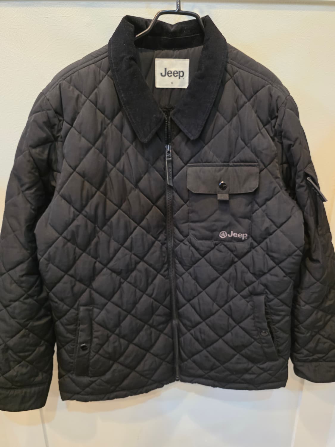 Jeep 블랙 퀼팅 자켓 XL사이즈 상품이미지2