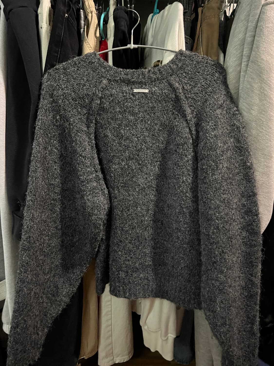 차콜 니트 상품이미지2