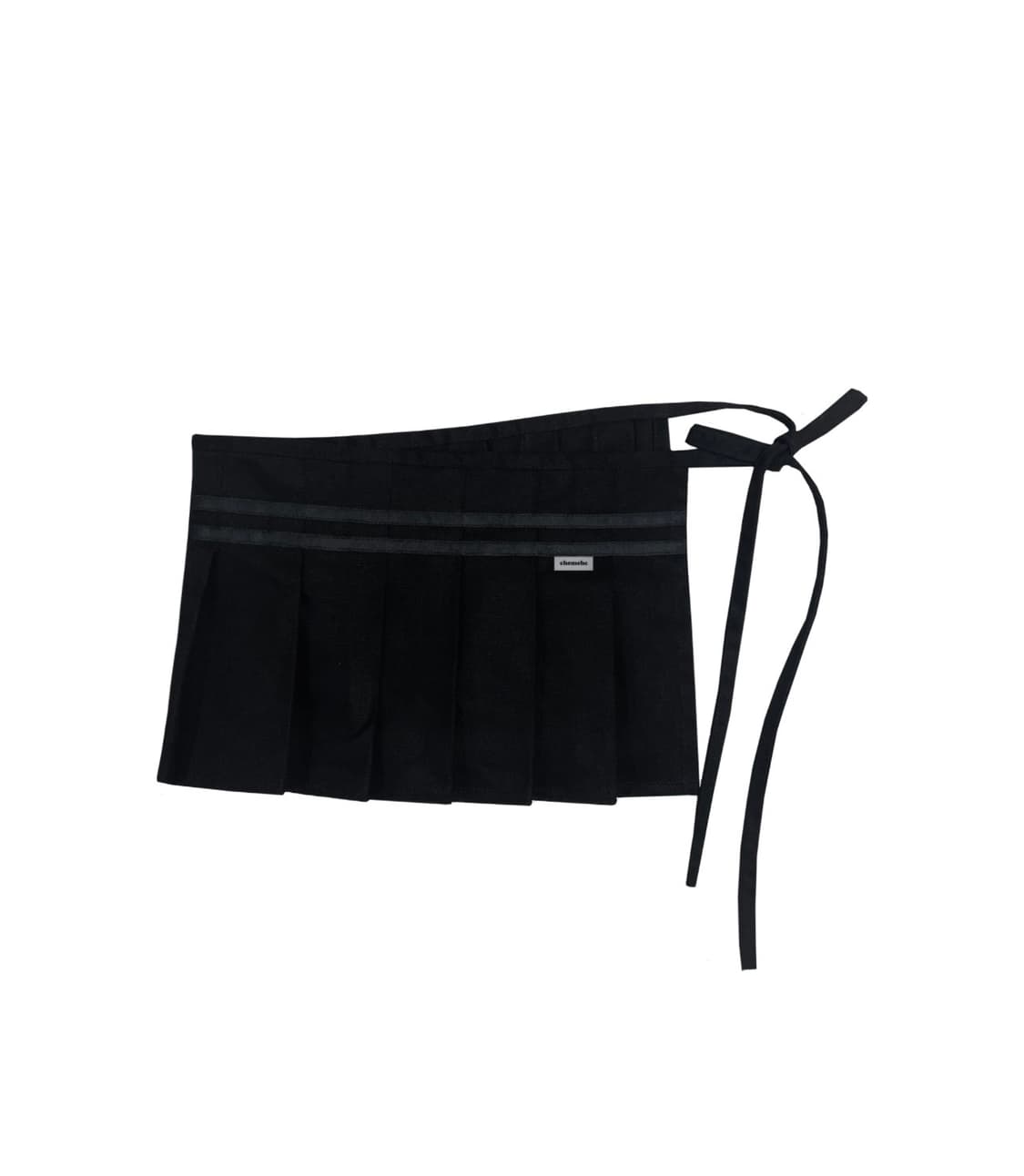 chemehc MINI PLEATS LAYERED SKIRT (BLACK 상품이미지1
