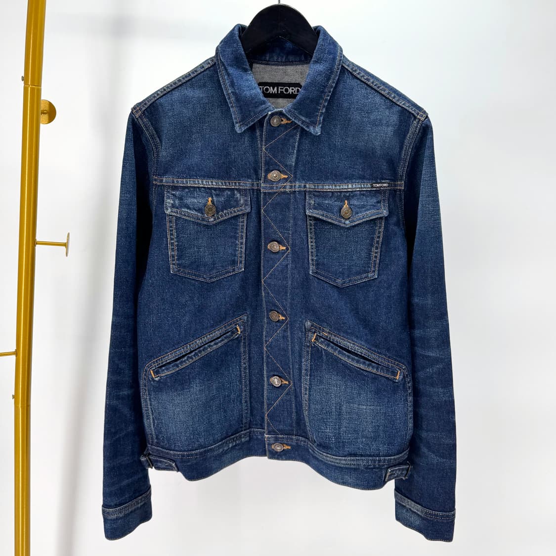 [M사이즈] 톰포드 데님 트러커 자켓 상품이미지2