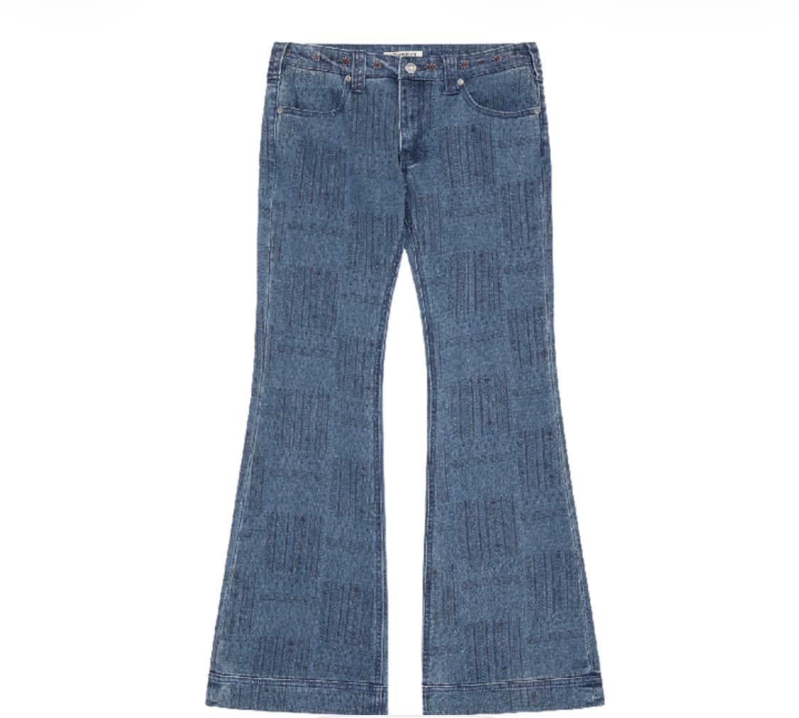 2 코이세이오 빈티지 부츠컷 데님 팬츠 블루 미개봉 새제품 판매 상품이미지1