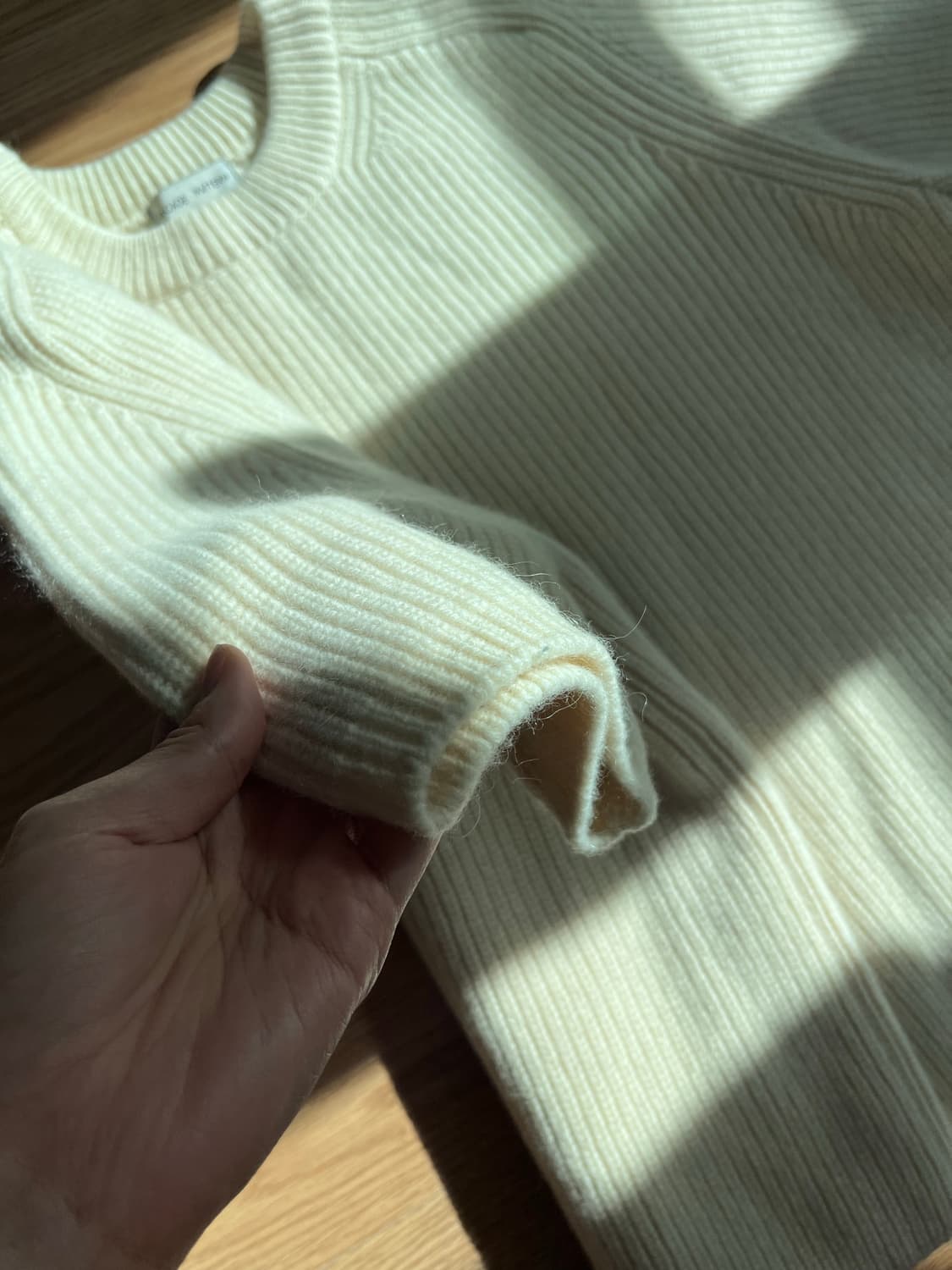 파사드패턴 알파카 하프 슬리브 니트 스몰 상품이미지7