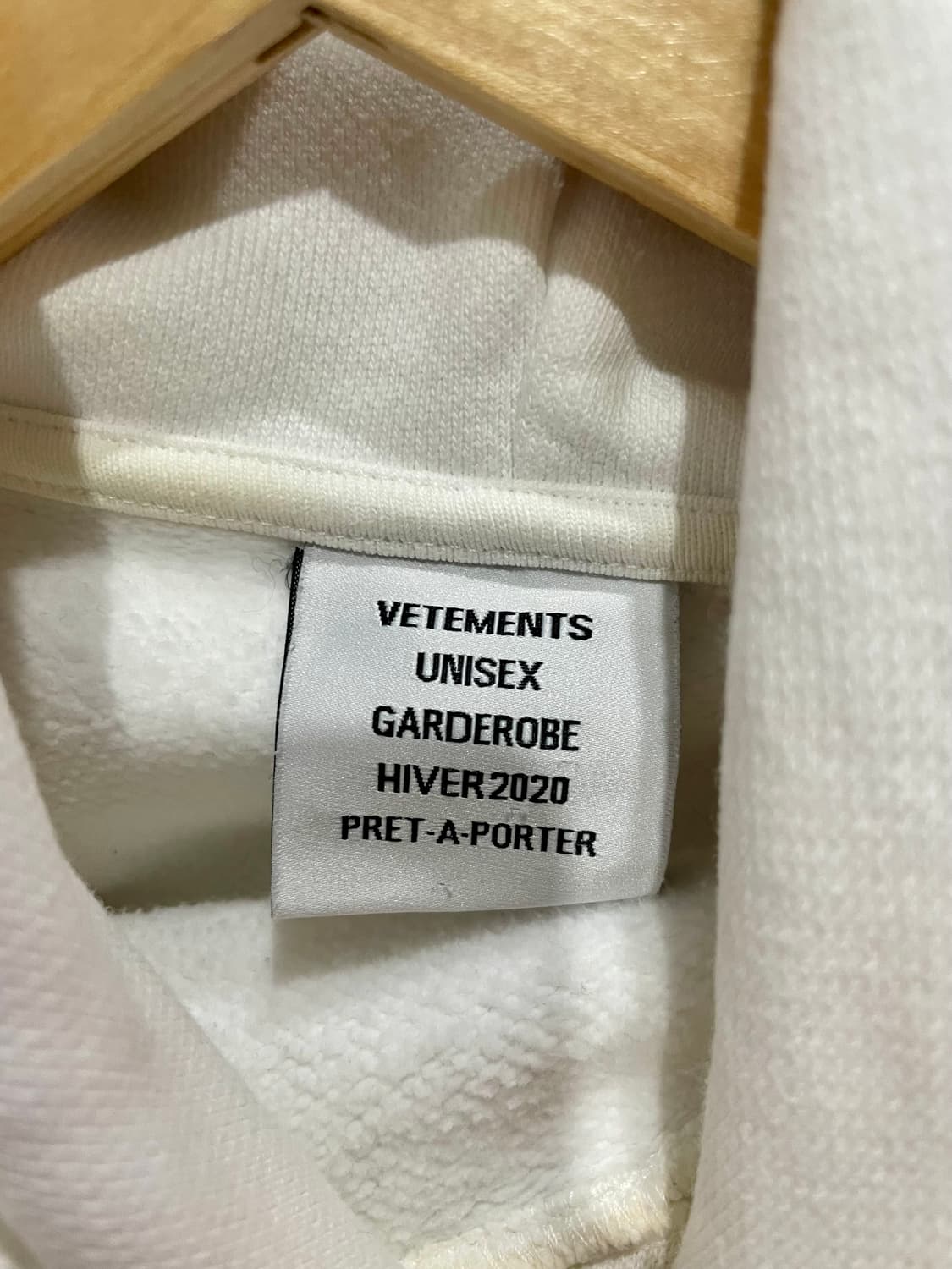 VETEMENTS 베트멍 로고 패치 후드티 XS 현대백화점 상품이미지6