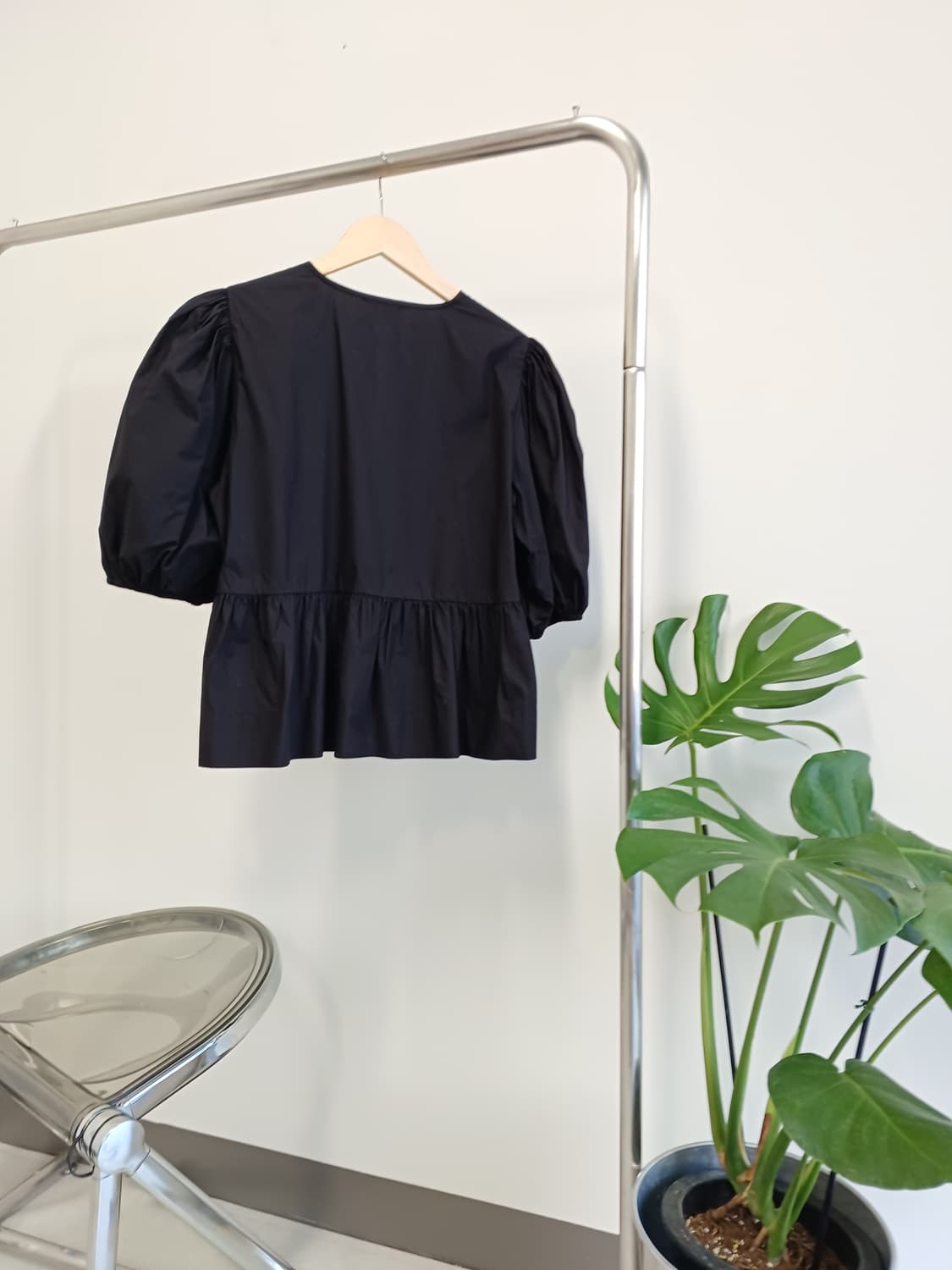 GANNI 가니  페플럼 블라우스 상품이미지3