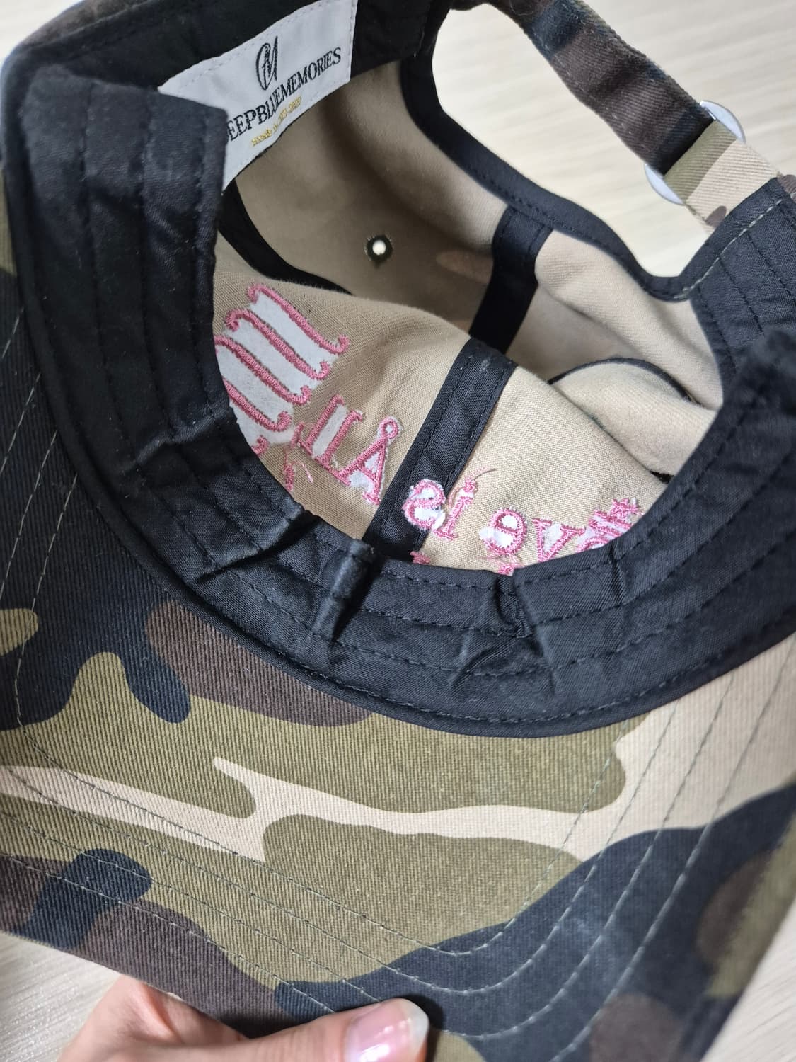 LOVE IS ALL CAMO BALL CAP 상품이미지2