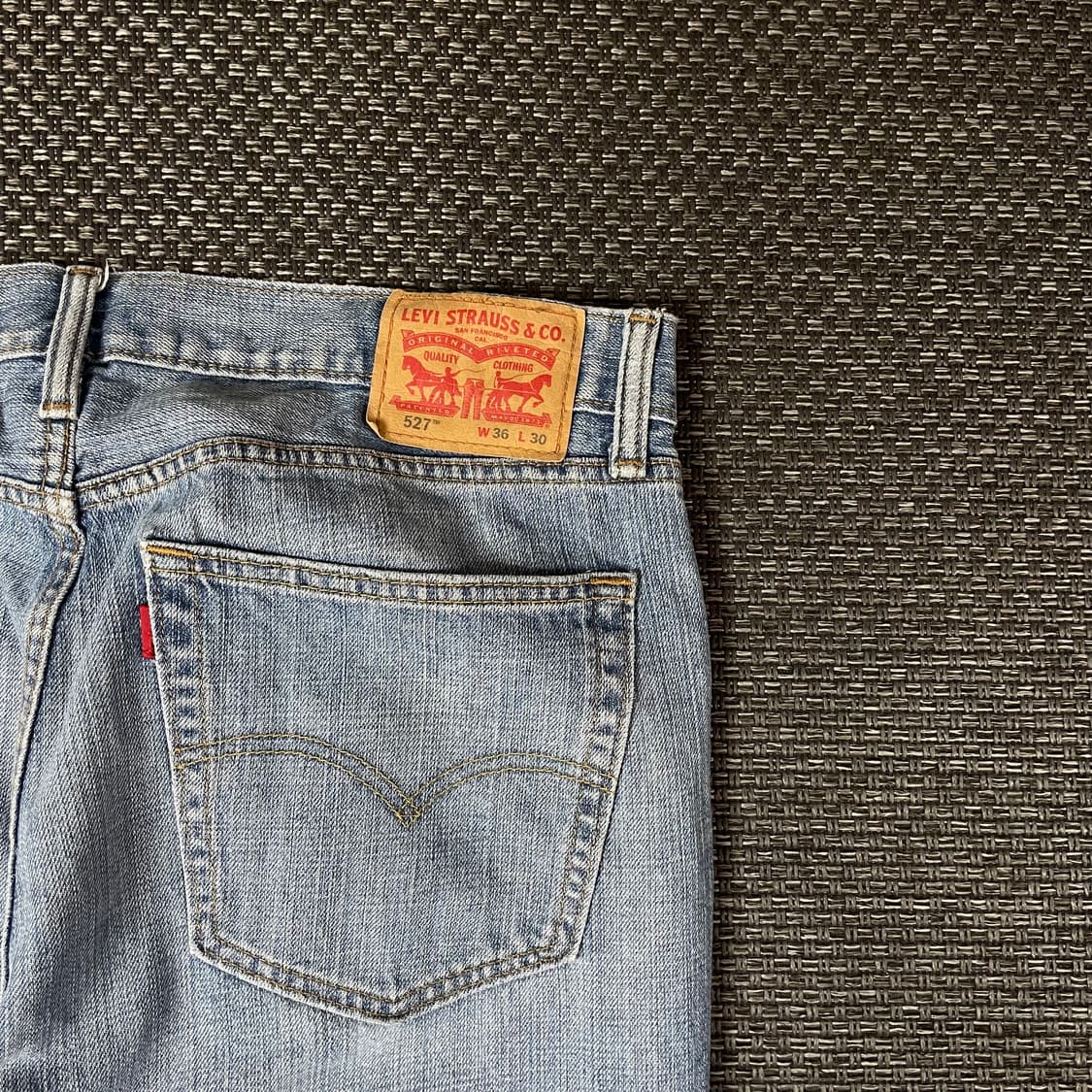 (36) 리바이스 527 36X30 연청 데님 팬츠 상품이미지7