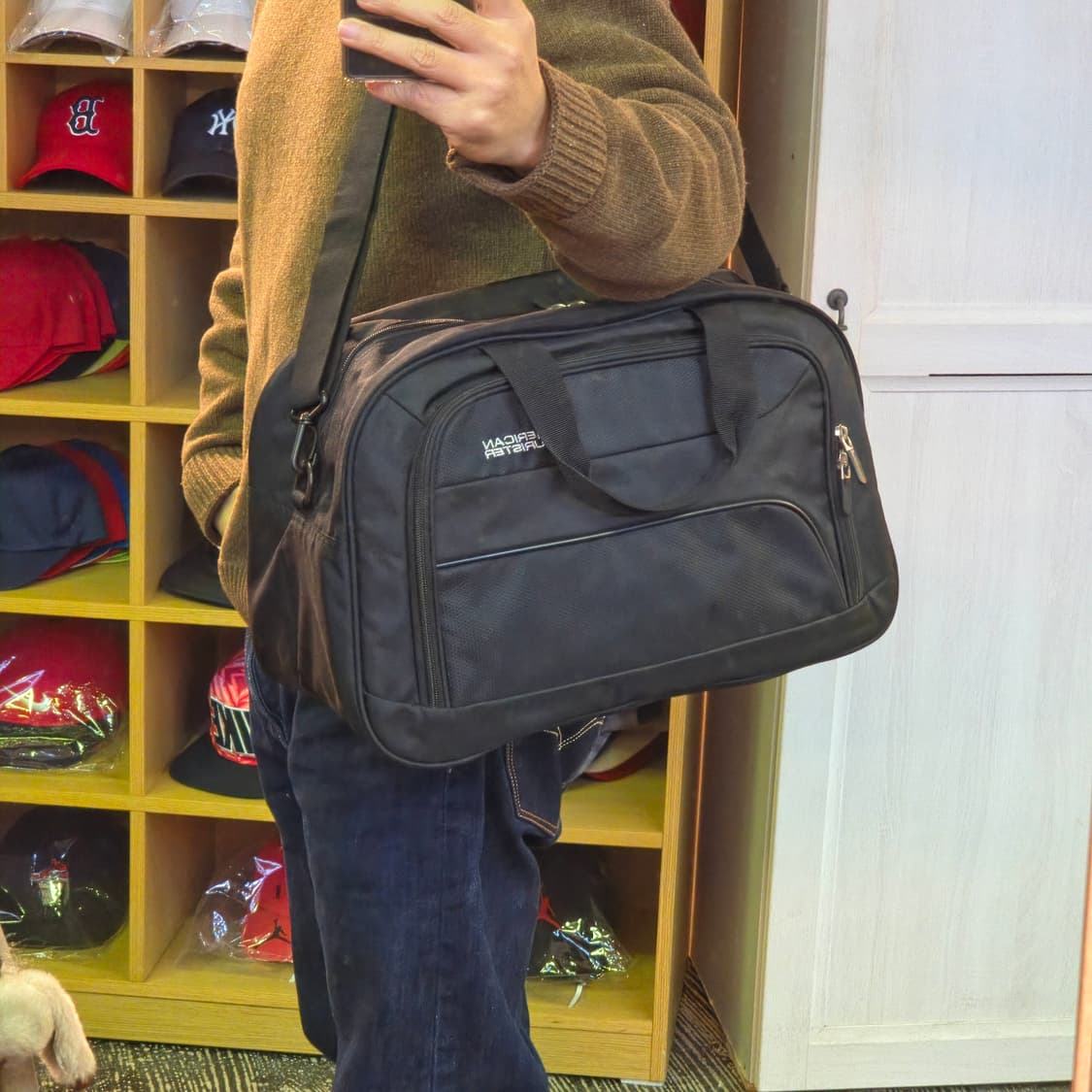 아메리칸투어리스터 블랙 보스턴백 상품이미지3