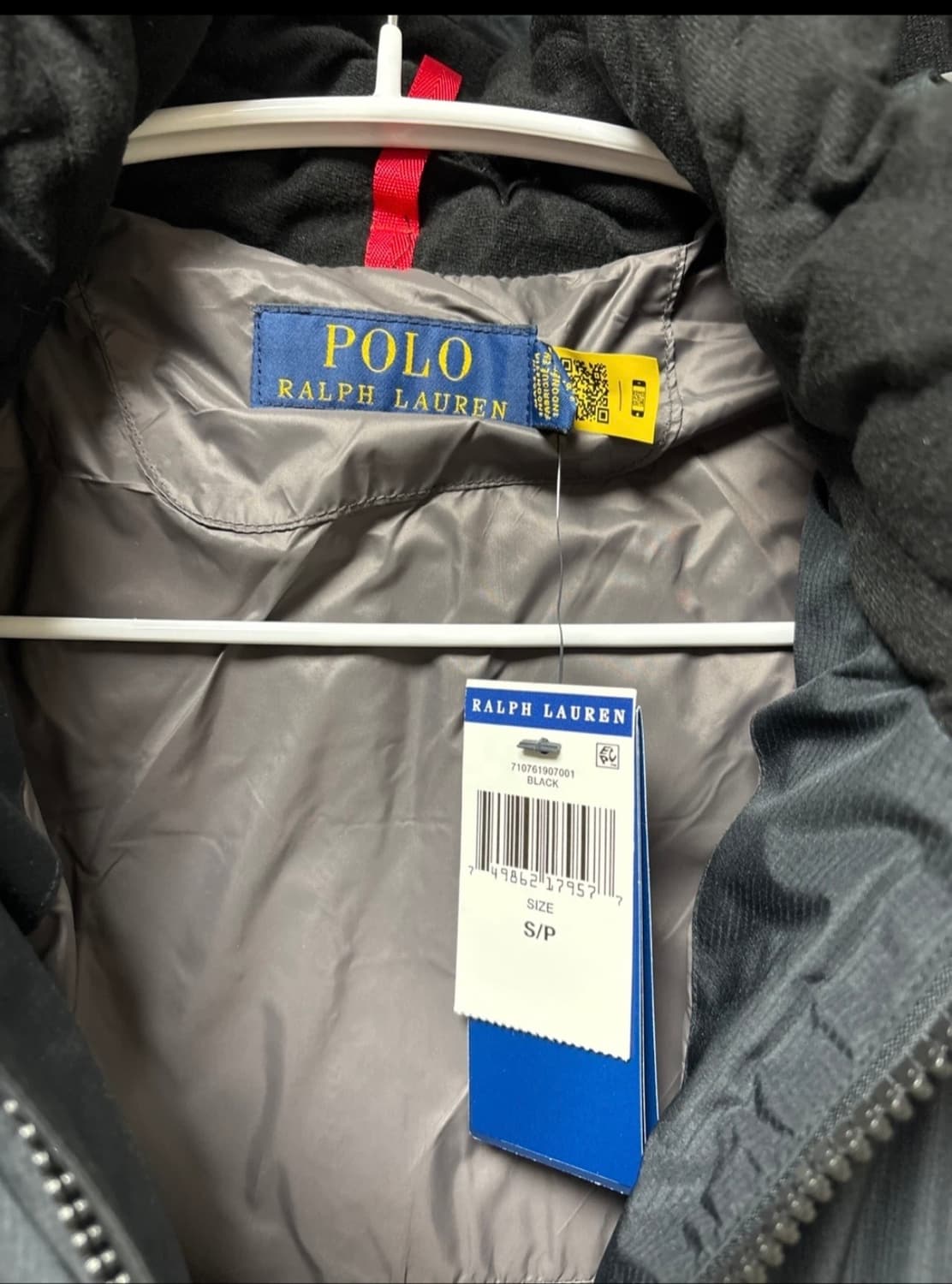폴로 랄프로렌 남성 패딩 S 블랙 새상품 상품이미지2