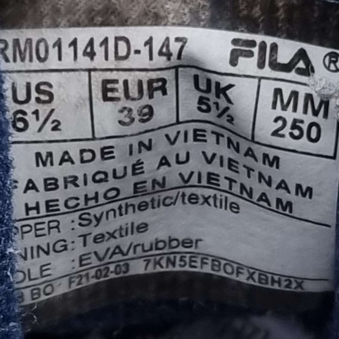 휠라 레인져22 운동화 250 상품이미지6