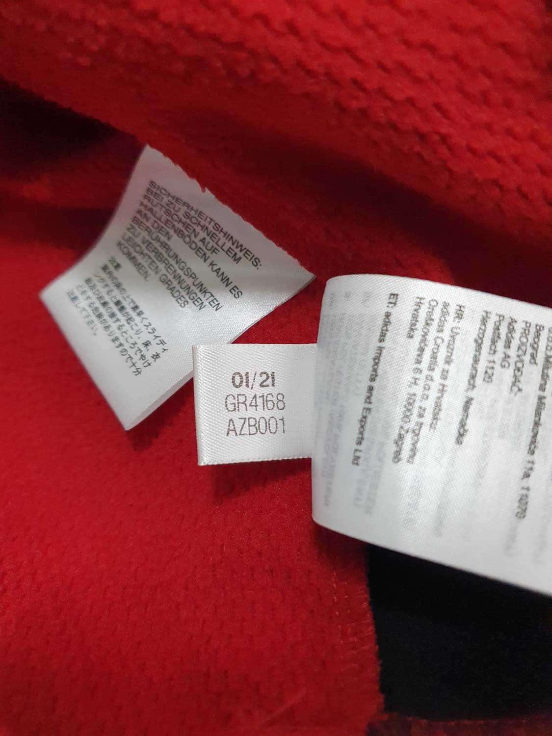 21-22 아디다스 아스날 트레이닝 웜탑 GR4168 상품이미지6