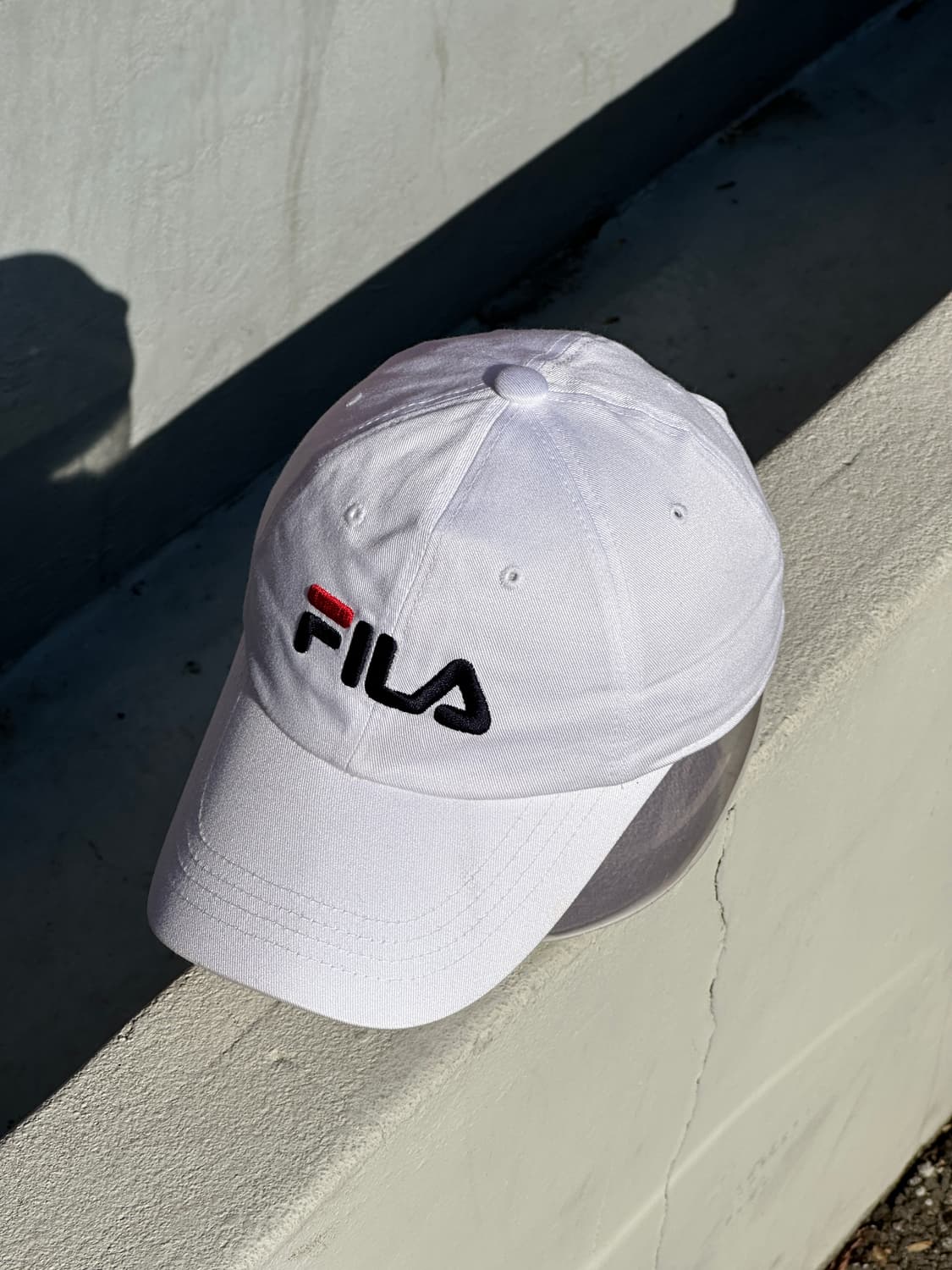 [F] FILA 휠라 로고 화이트 볼캡 모자 상품이미지2