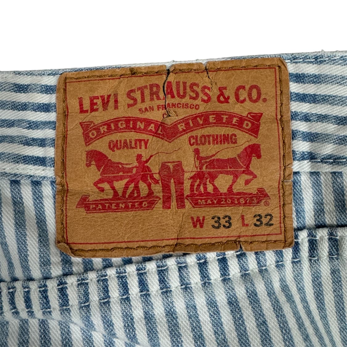 Levis Hickory 리바이스 히코리 스트라이프 카팬터 팬츠 상품이미지6