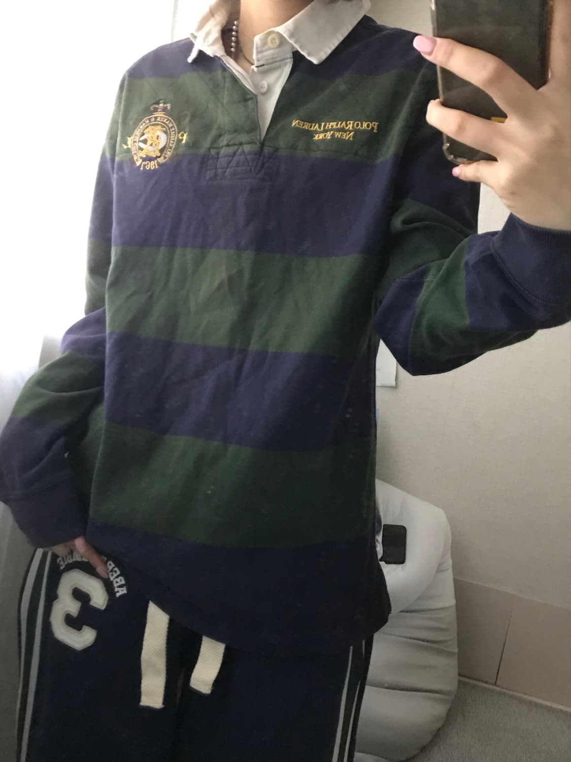 폴로 스트라이프 빅포니 럭비티셔츠 상품이미지1