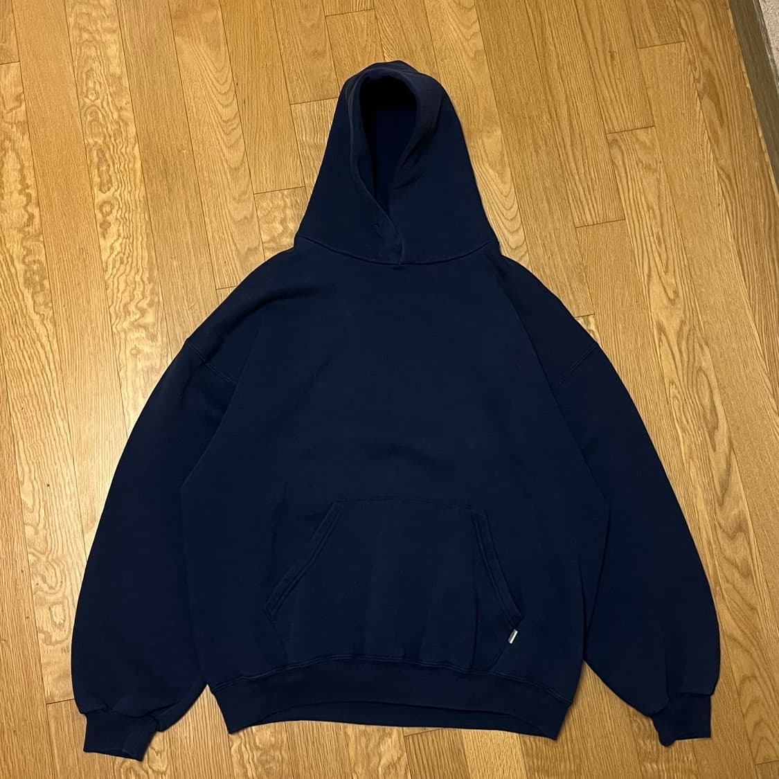 [XL] 00s 빈티지 러셀 후드 네이비 상품이미지1