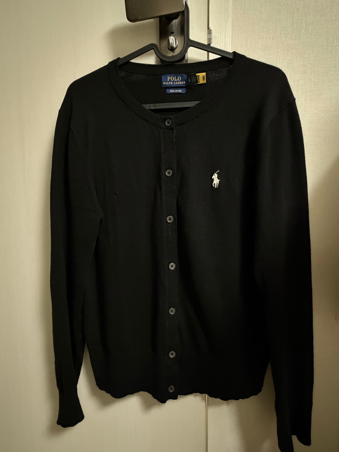 폴로 블랙 가디건 상품이미지1