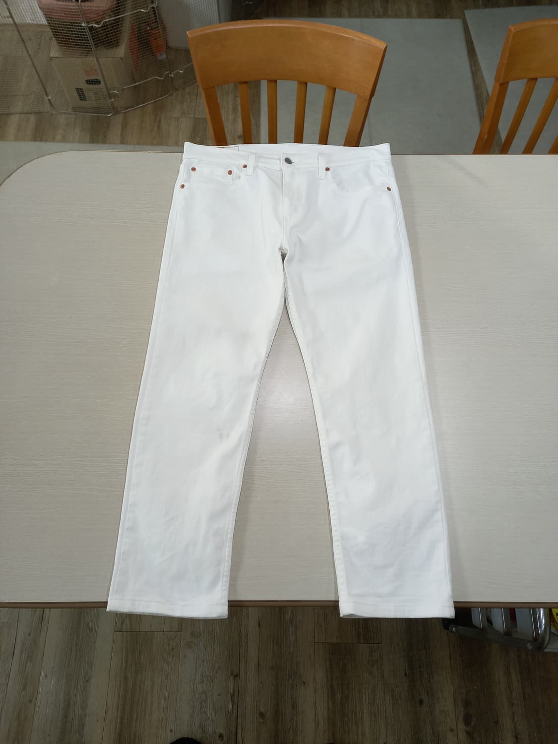 33 리바이스502 스판 슬림일자진 화이트 33-448 상품이미지1