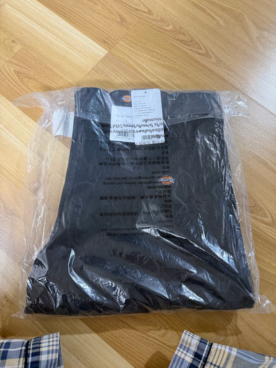 디키즈 덕 캔버스 카펜터 팬츠 Black 새상품 상품이미지1