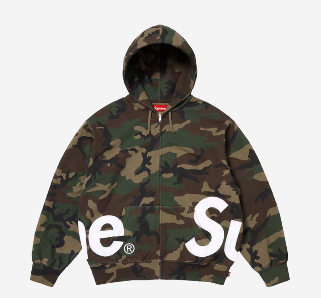 (XL) 슈프림 빅 로고 후드집업 25ss 상품이미지1