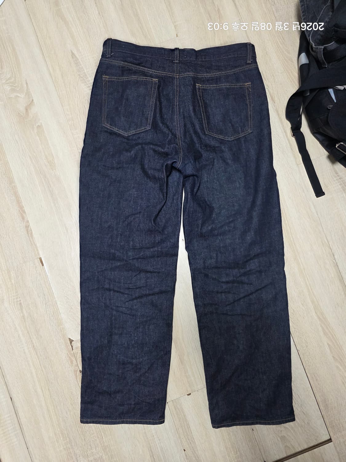 [34] 컨셉원 세미와이드 생지 데님 상품이미지2