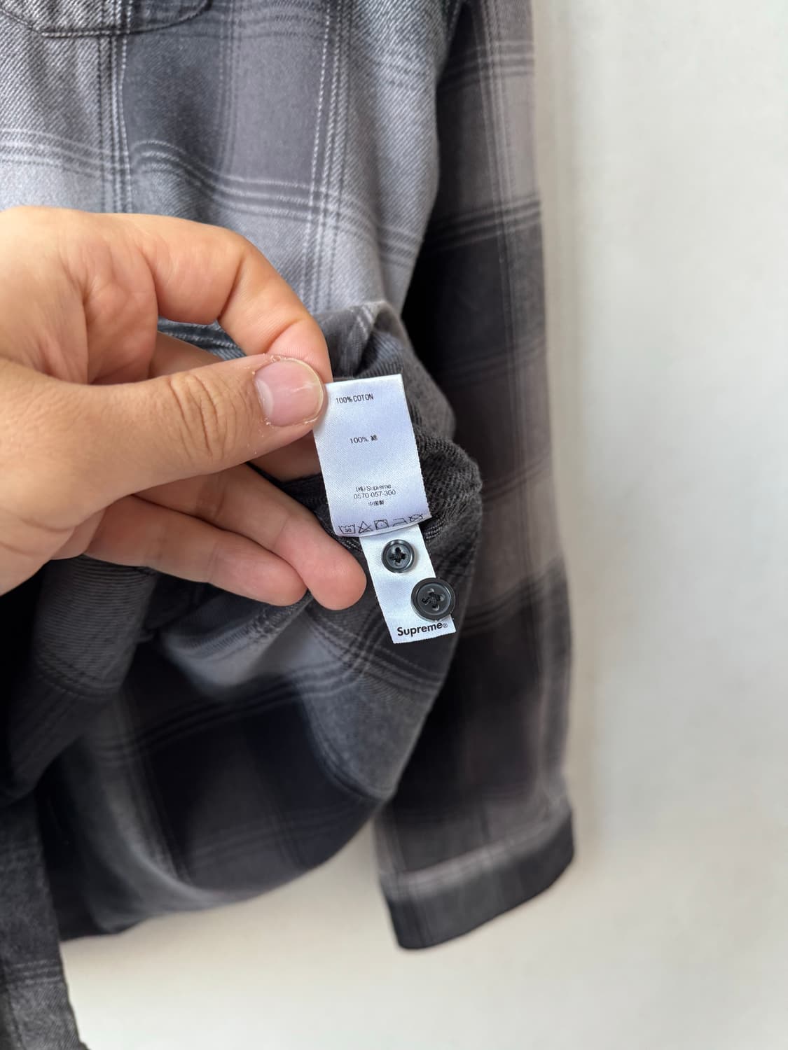 Fw18 슈프림 Shadow Plaid 플란넬 셔츠 상품이미지7