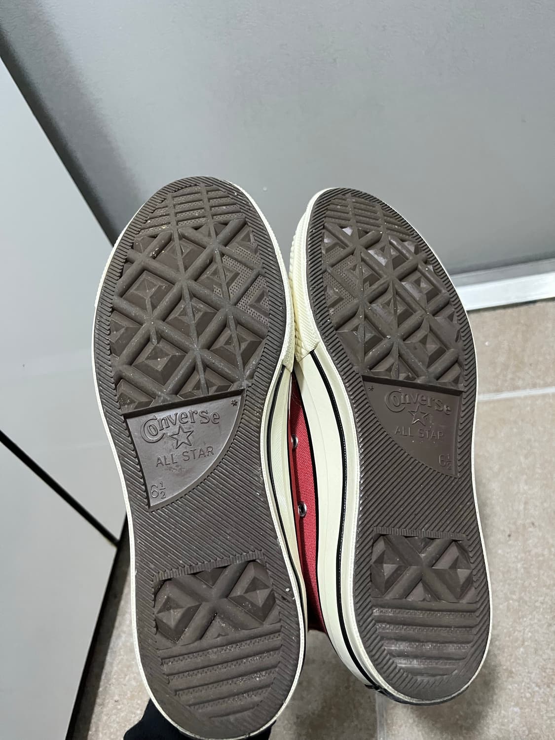 ‼️고무끈 포함) 컨버스 척테일러 70 하이 루바브파이 상품이미지7