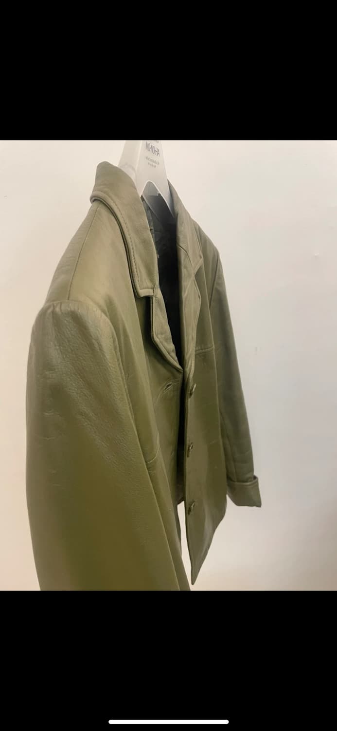 올리브 리얼레더자켓 소가죽  상품이미지4