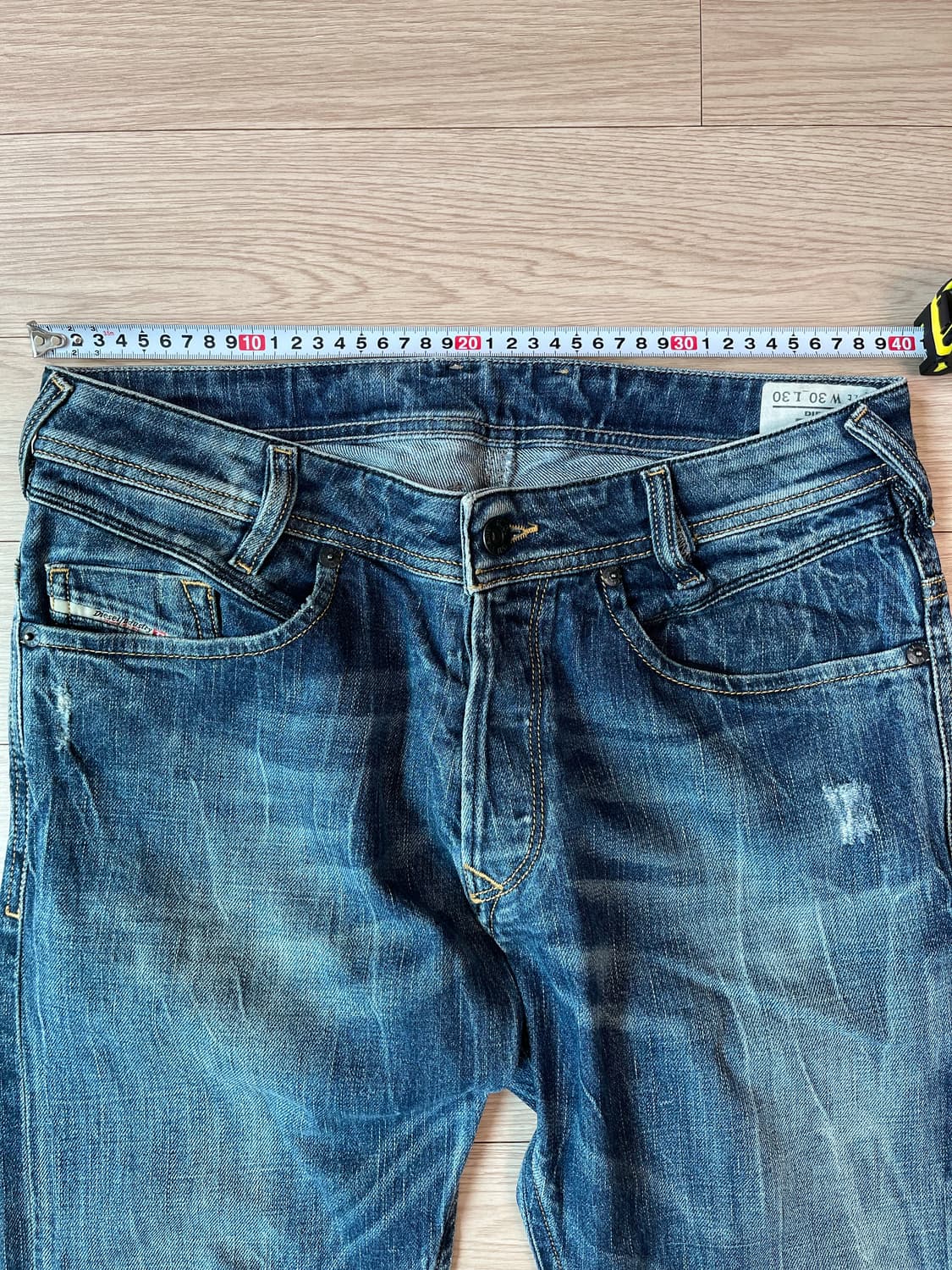 디젤 POIAK 워싱 스트레이트핏 데님 W30 상품이미지6