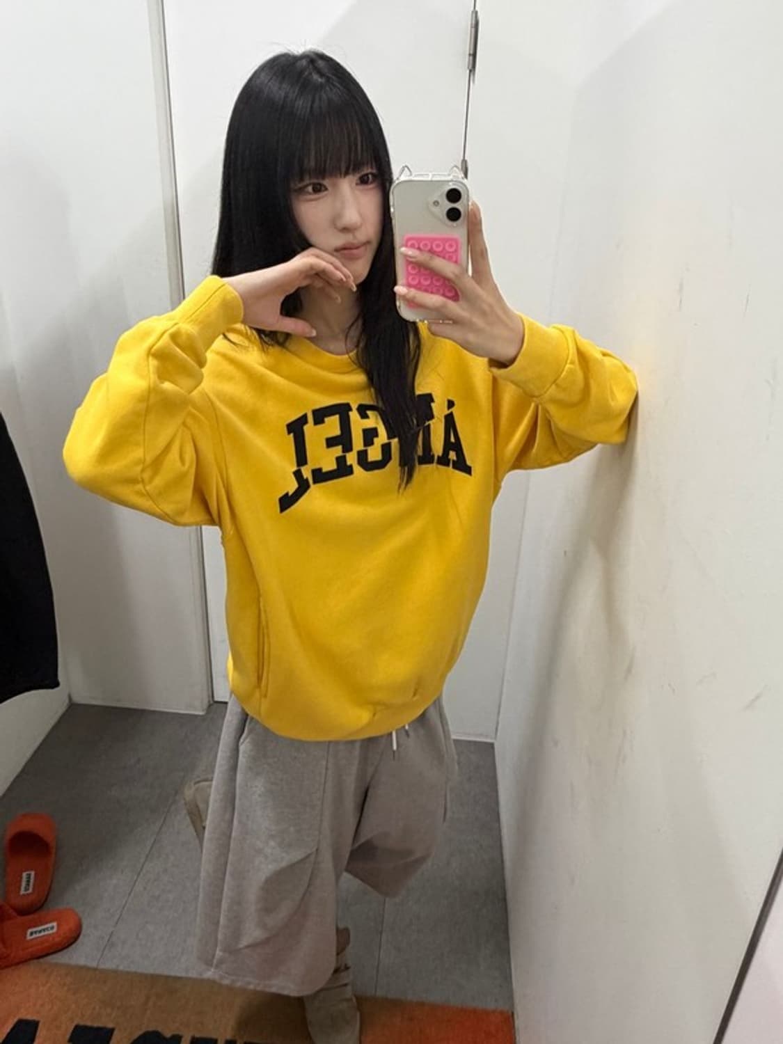 언더커버 사틴 패치 스웻셔츠 상품이미지4