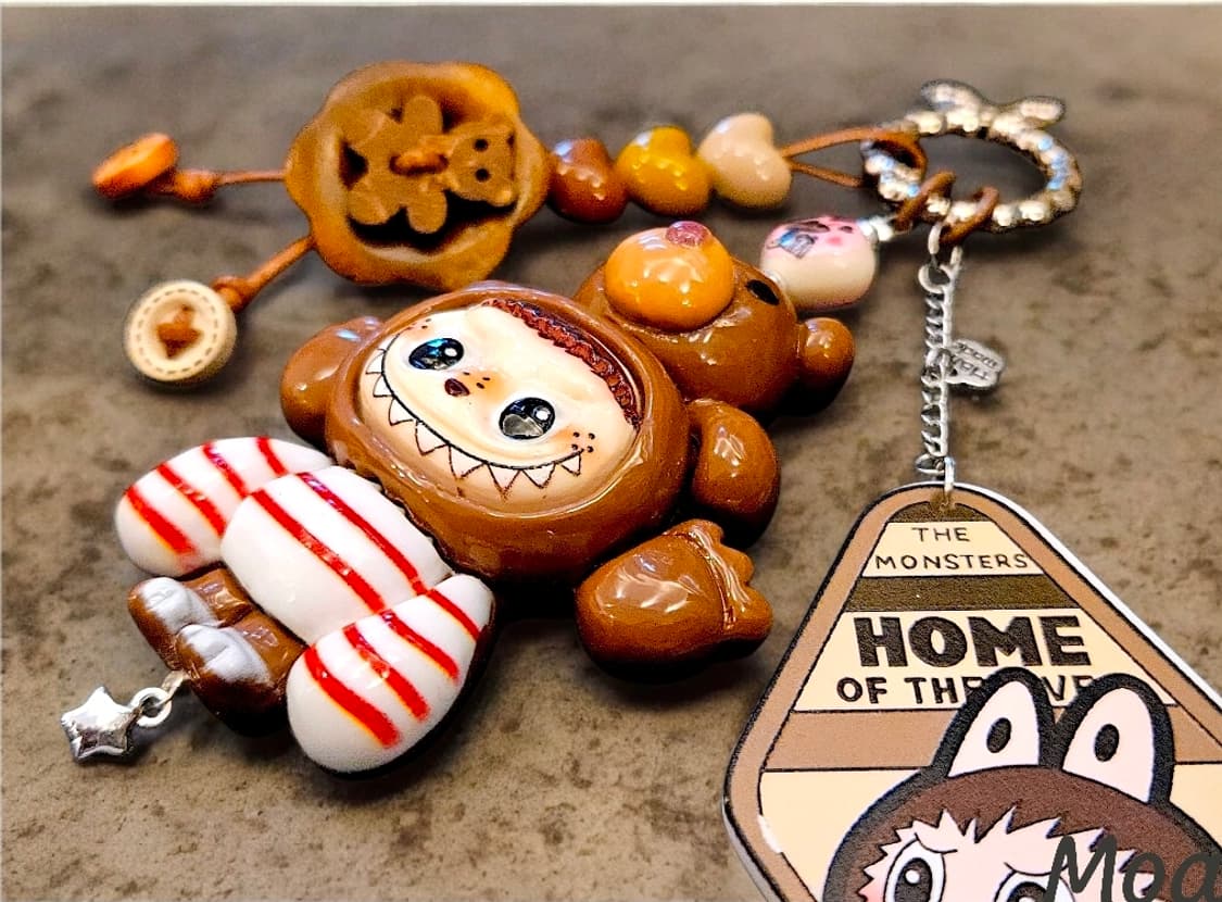 곰돌이 라부부 키링 참 상품이미지3