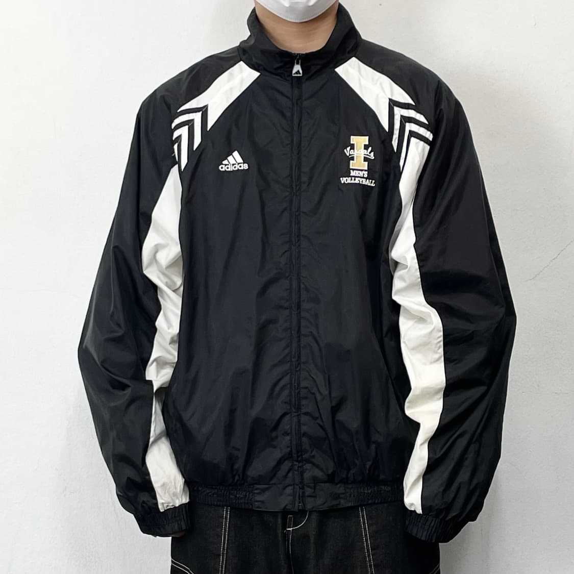 아디다스 멀티로고 오버사이즈 오레오 바람막이 자켓 상품이미지1