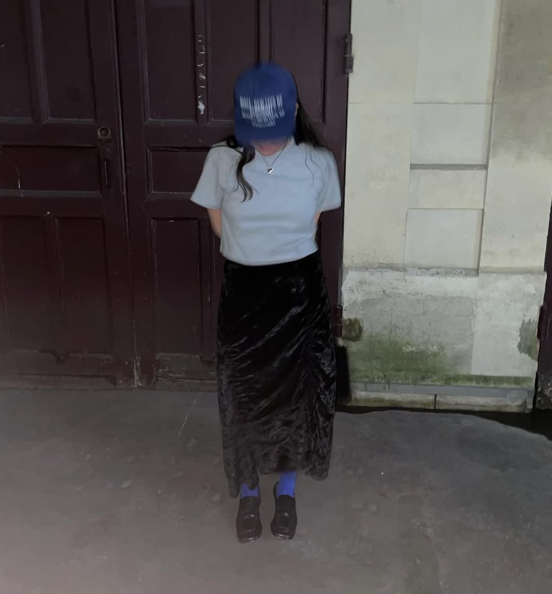 에토스 벨벳셔링 스커트 m 상품이미지2