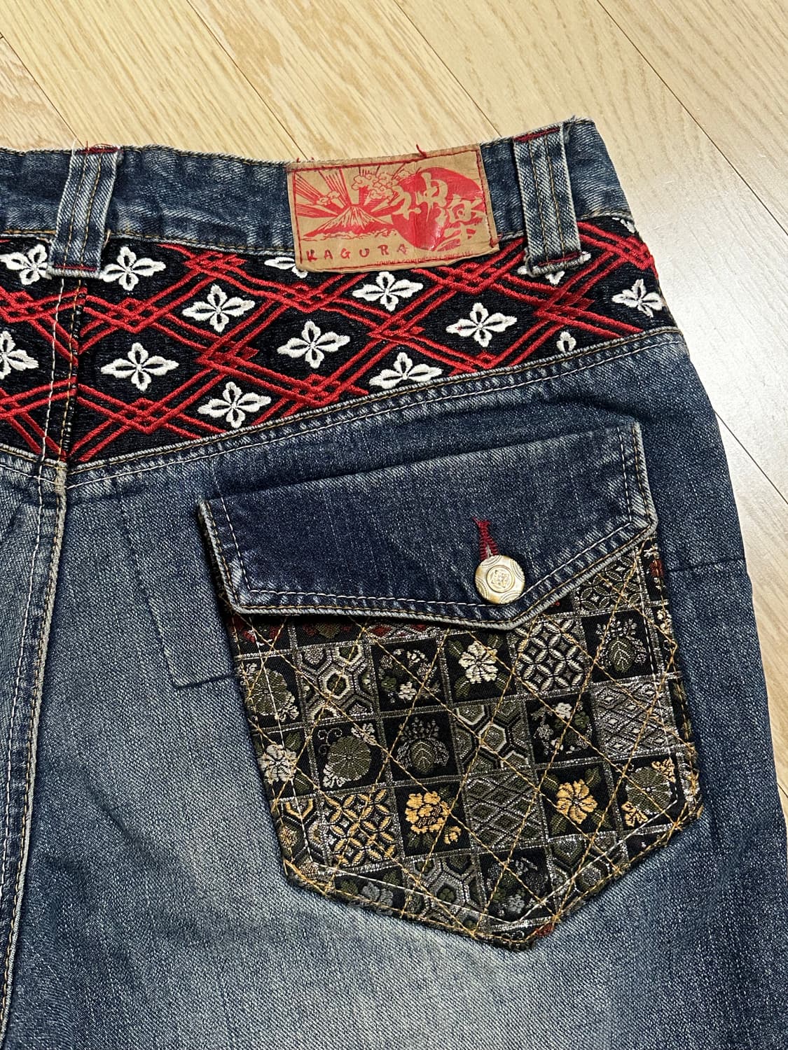 카구라 에비수 빈티지 데님 청바지 상품이미지1