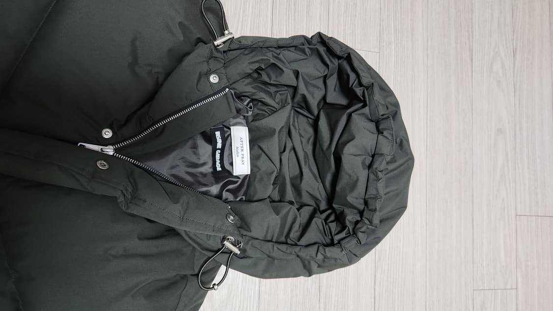 애프터프레이 패딩 다크 카키 m 상품이미지2