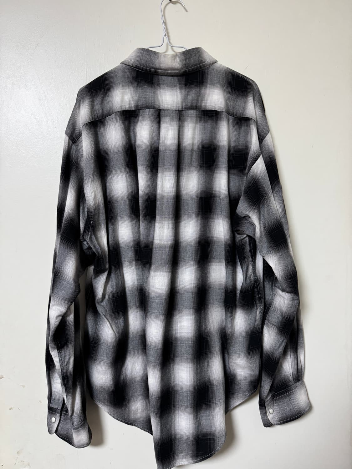 [1] 블라인드파일즈 옴브레 셔츠 블랙 상품이미지5