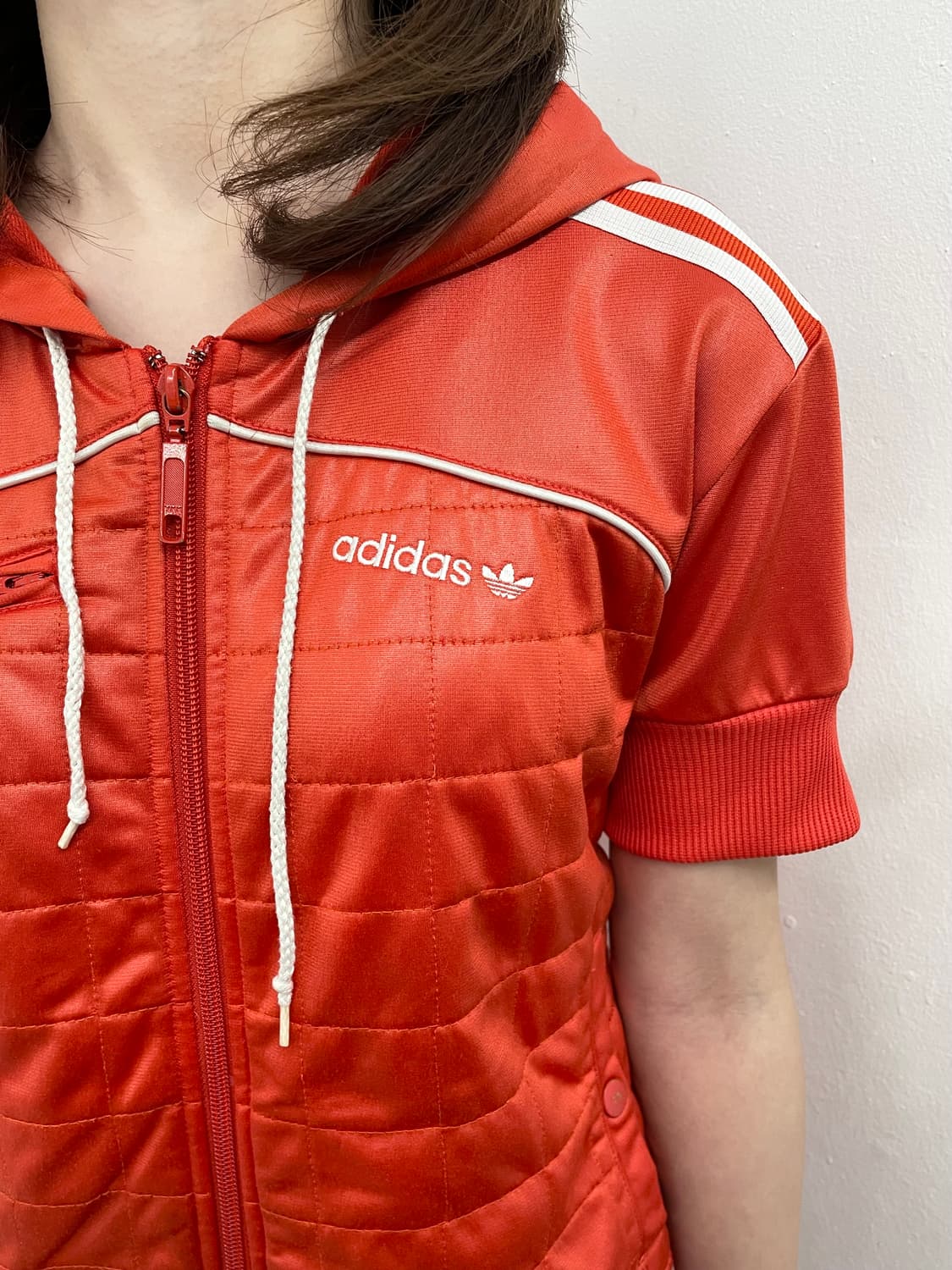 아디다스 올드스쿨 오렌지 하프 집업🍊 상품이미지2